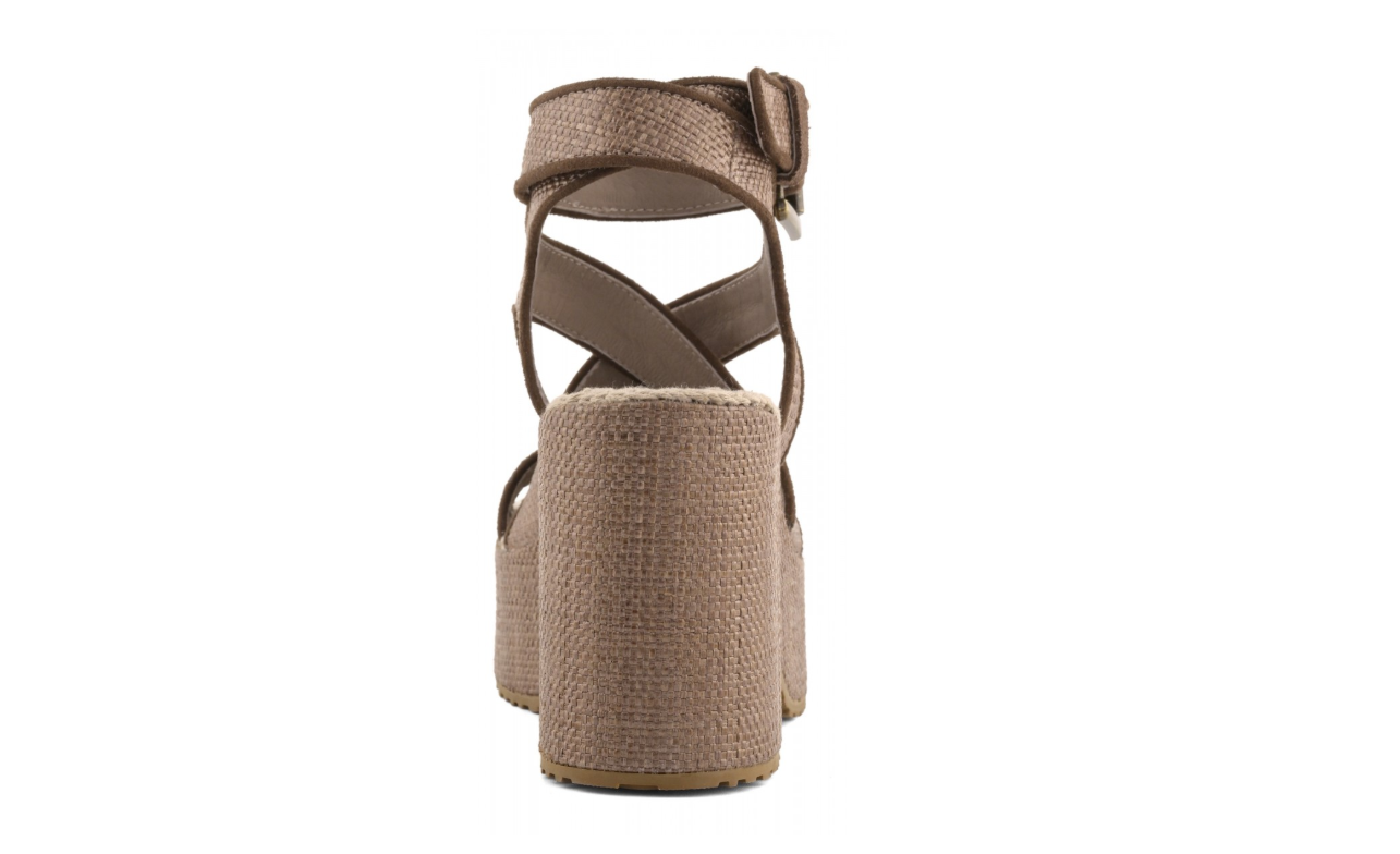 MOU 721000K RAFFIA PLATFORM LACE-UP 774 tela+moro RDP