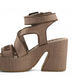 MOU 721000K RAFFIA PLATFORM LACE-UP 774 tela+moro RDP