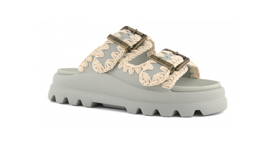 MOU 661001N EVA ONE-PIECE SLIDE TWO-BUCKLE 555 sint+celes TEA