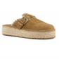 MOU 641000K JUTE CLOG PLAIN SUEDE 334 scam+cuoio COG