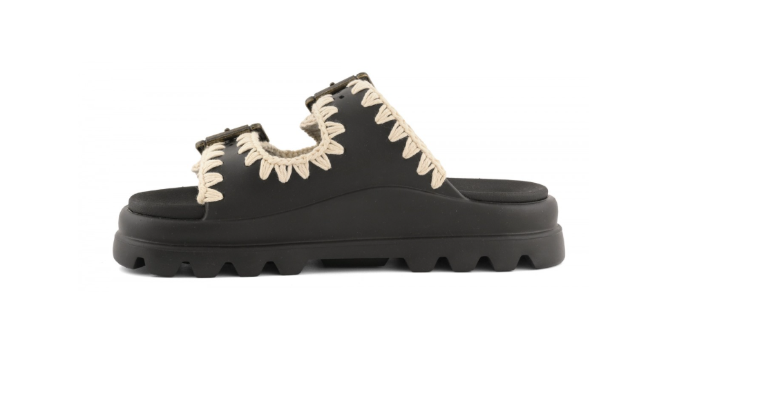 MOU 661001N EVA ONE-PIECE SLIDE TWO-BUCKLE 551 sint+nero BKWH