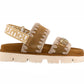MOU 461001A BIO SANDAL SUEDE MET LOGO 334 scam+cuoio COG
