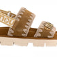 MOU 461001A BIO SANDAL SUEDE MET LOGO 334 scam+cuoio COG