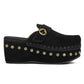 MOU 611004A CLOG LEATHER OVERSTITCHING 331 scam+nero BKBK
