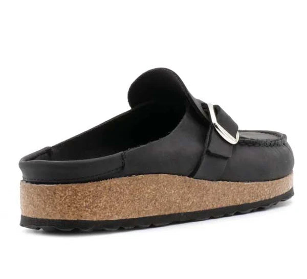 BIRKENSTOCK BUCKLEY OILED LEATHER 111 pelle+nero 1024942