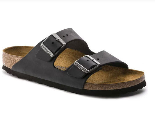 BIRKENSTOCK ARIZONA OILED LEATHER 221 nabuk+nero 552113