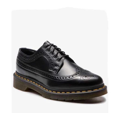 DR. MARTENS 3989 YS CUCITURA GIALLA 111 pelle lucido+nero 22210001
