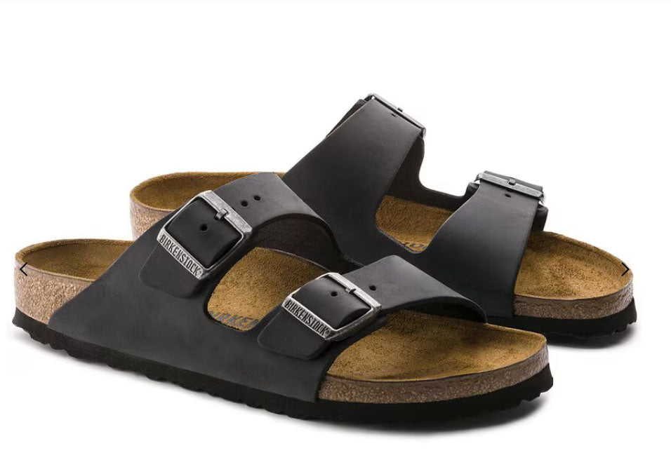 BIRKENSTOCK ARIZONA OILED LEATHER 221 nabuk+nero 552113