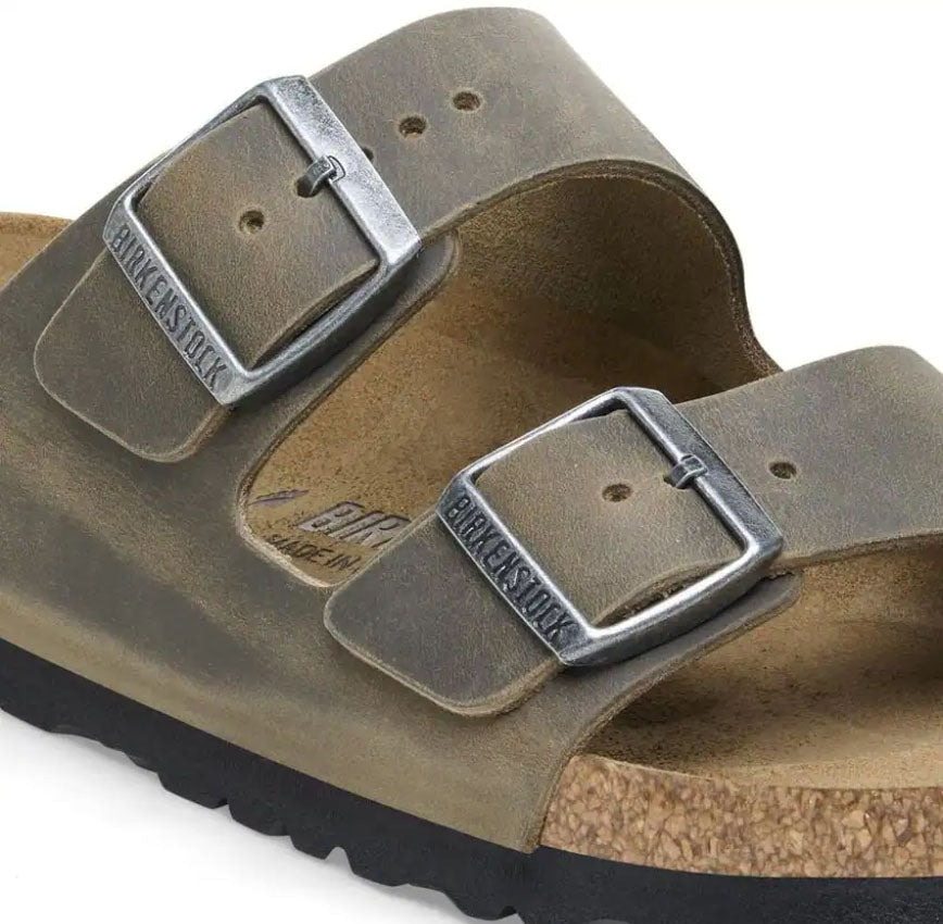 BIRKENSTOCK ARIZONA OILED LEATHER 228 nabuk+verde 1027039