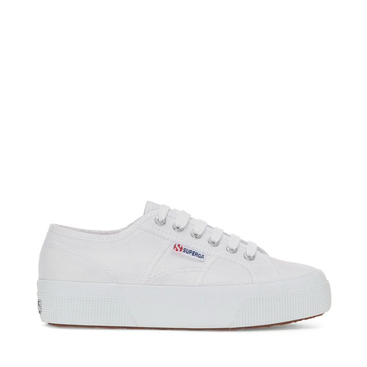 SUPERGA S21384W 2740-PLATFORM 772 tela+bianco 901