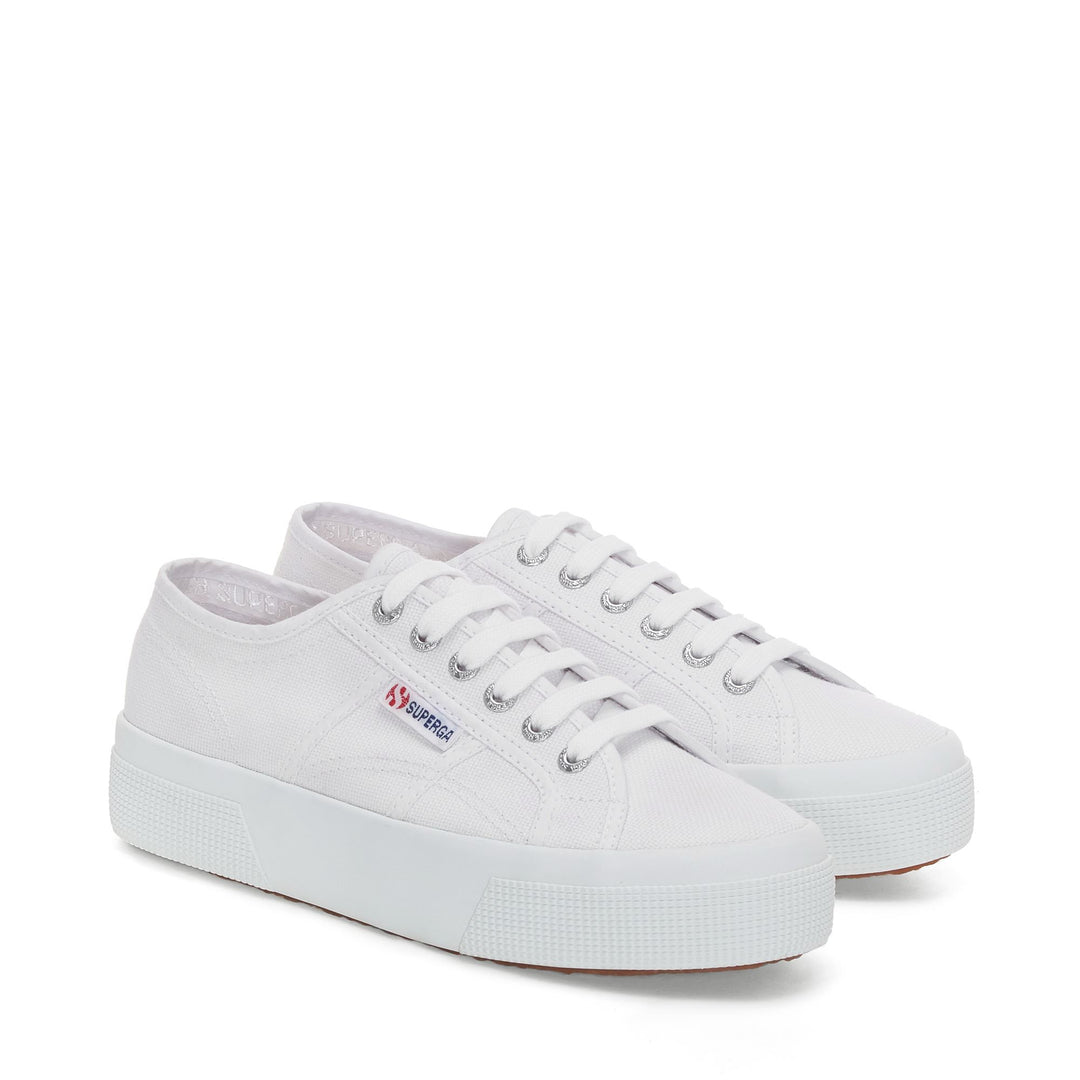 SUPERGA S21384W 2740-PLATFORM 772 tela+bianco 901