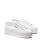SUPERGA S9111LW 2790-PLATFORM 772 tela+bianco 901