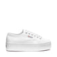 SUPERGA S9111LW 2790-PLATFORM 772 tela+bianco 901