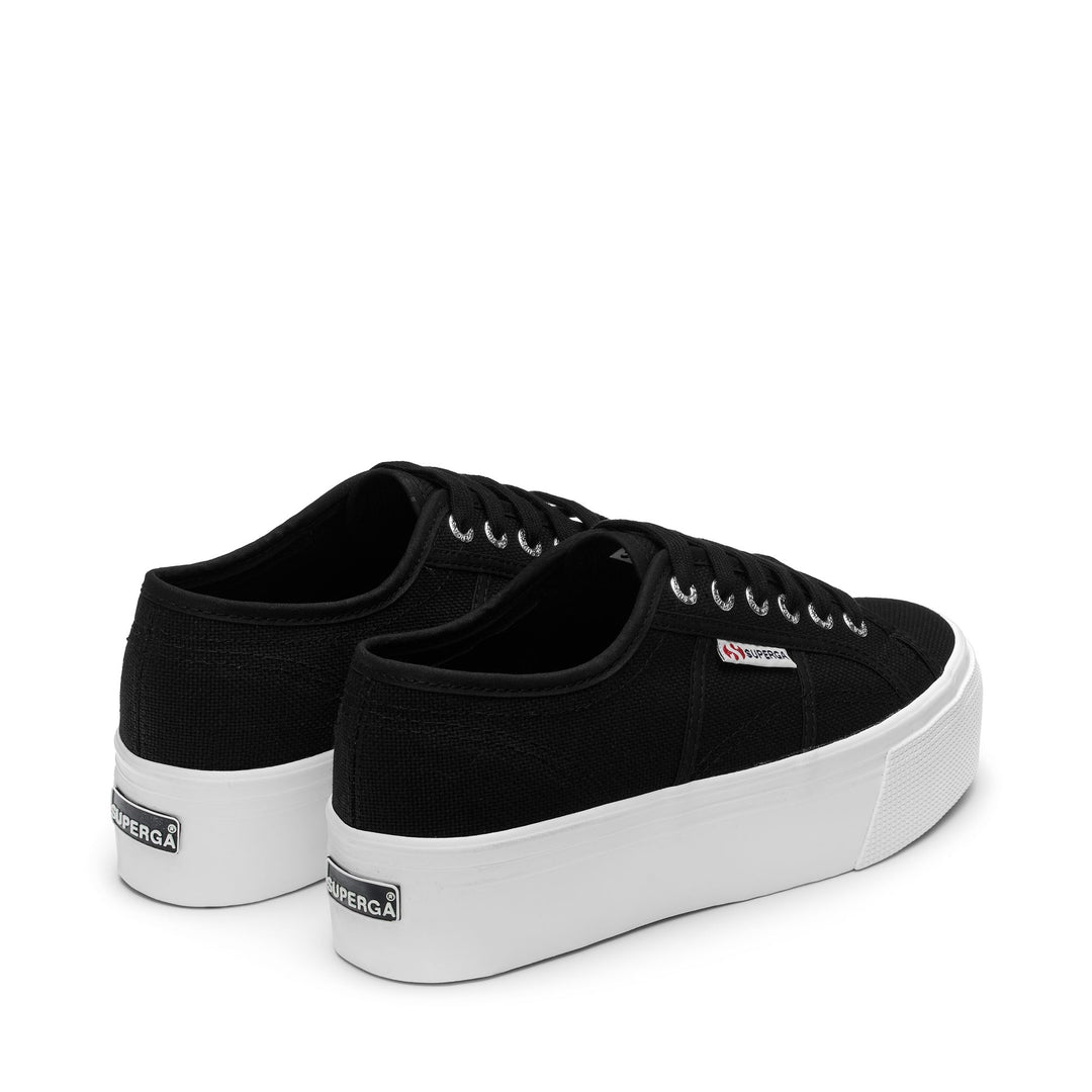 SUPERGA S9111LW 2790-PLATFORM 771 tela+nero F83