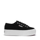 SUPERGA S9111LW 2790-PLATFORM 771 tela+nero F83