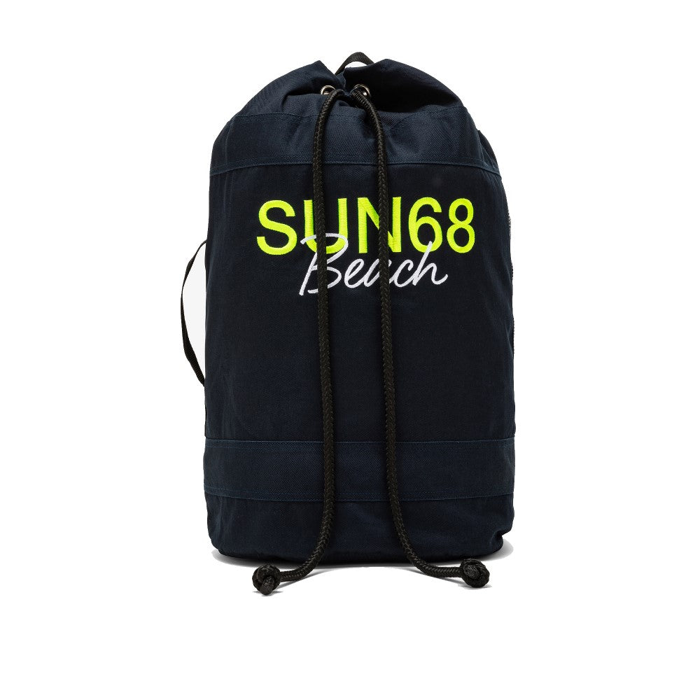 SUN68 X32135 BIG BAG CABARDINE 07 NAVY BLUE