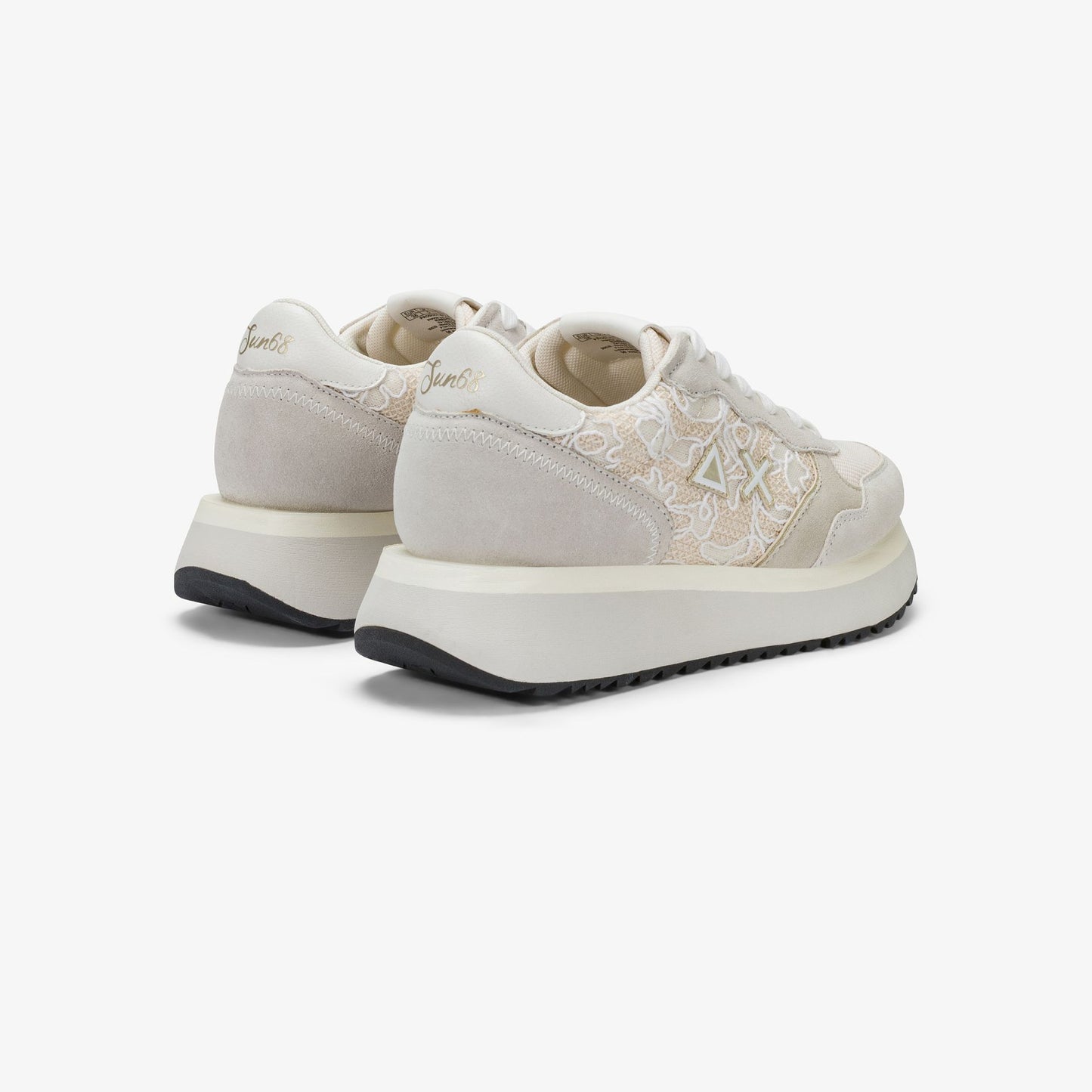 SUN68 Z36211 BIG ALLY FLOWER MESH 332 scam+bianco 31