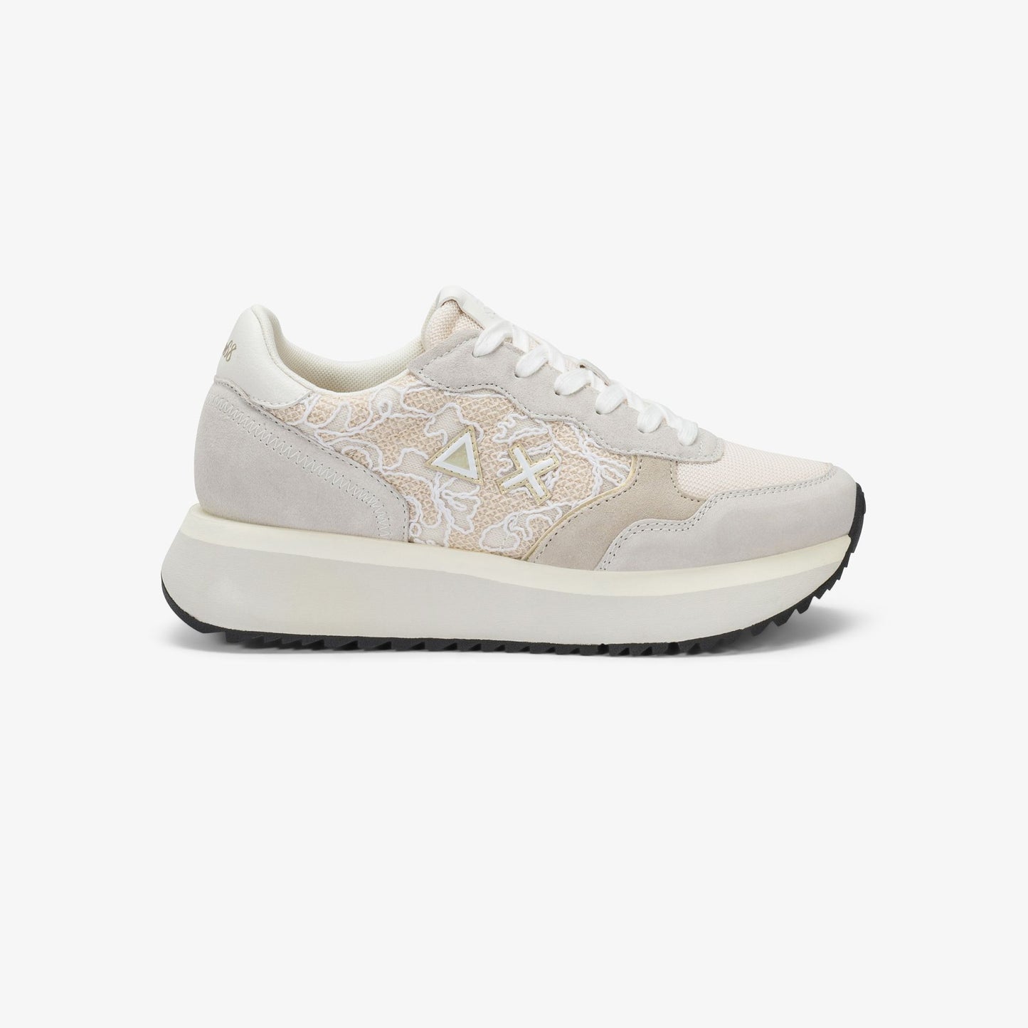 SUN68 Z36211 BIG ALLY FLOWER MESH 332 scam+bianco 31