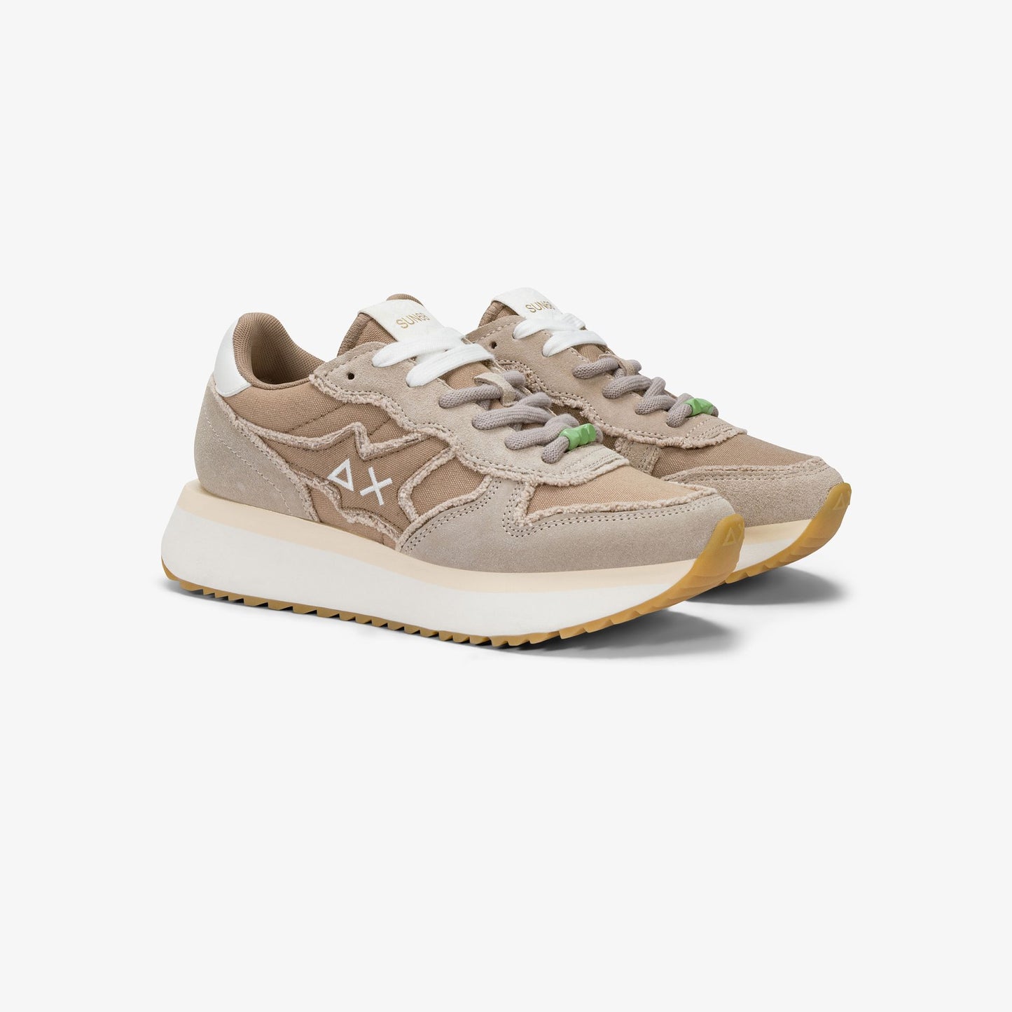 SUN68 Z36223 BIG STARGIRL CANVAS 773 tela+beige 98