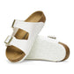 BIRKENSTOCK ARIZONA KIDS BIRKO FLOR - BIRKIBUC 442 vern+bianco 1027150