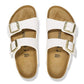 BIRKENSTOCK ARIZONA KIDS BIRKO FLOR - BIRKIBUC 442 vern+bianco 1027150