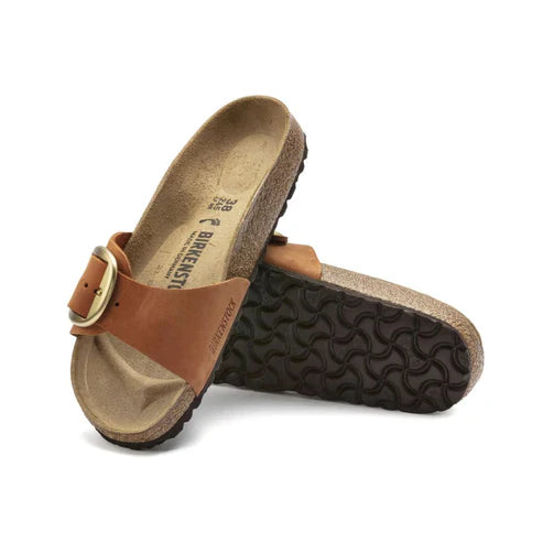 BIRKENSTOCK MADRID BIG BUCKLE NUBUCK LEATHER 224 nabuk+cuoio 1022709