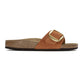 BIRKENSTOCK MADRID BIG BUCKLE NUBUCK LEATHER 224 nabuk+cuoio 1022709