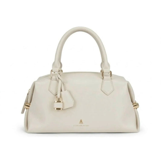L ATELIER DU SAC HERBERT BOWLING 112 pelle+bianco 19045