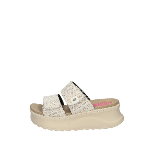 HEY DUDE 43210 DELRAY SLIDE SURF BAJA 773 tela+beige 2UG