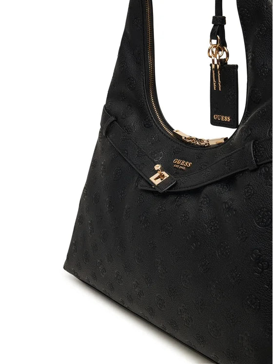 GUESS HWPD97 46010 ELLA LOGO 661 stamp+nero BLO