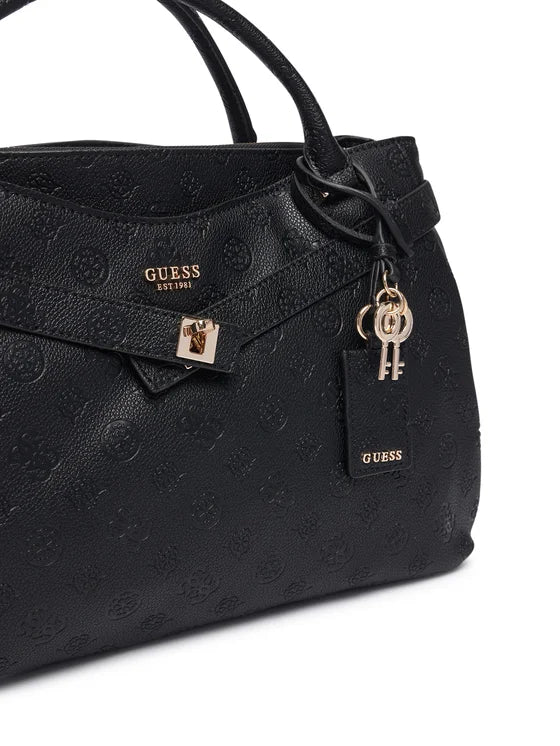 GUESS HWPD97 46060 ELLA LOGO 661 stamp+nero BLO