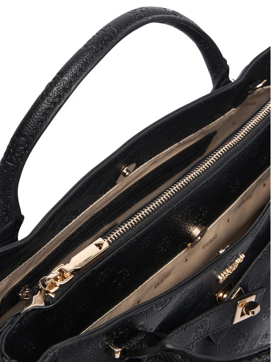 GUESS HWPD97 46060 ELLA LOGO 661 stamp+nero BLO