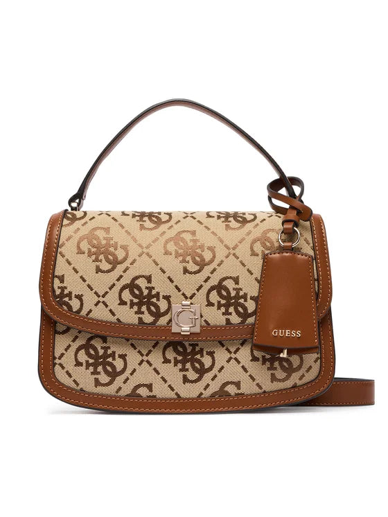 GUESS HWJG97 55210 AUDREY LOGO 663 stamp+beige LATTE