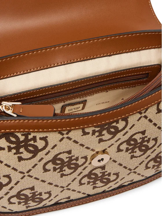 GUESS HWJG97 55210 AUDREY LOGO 663 stamp+beige LATTE