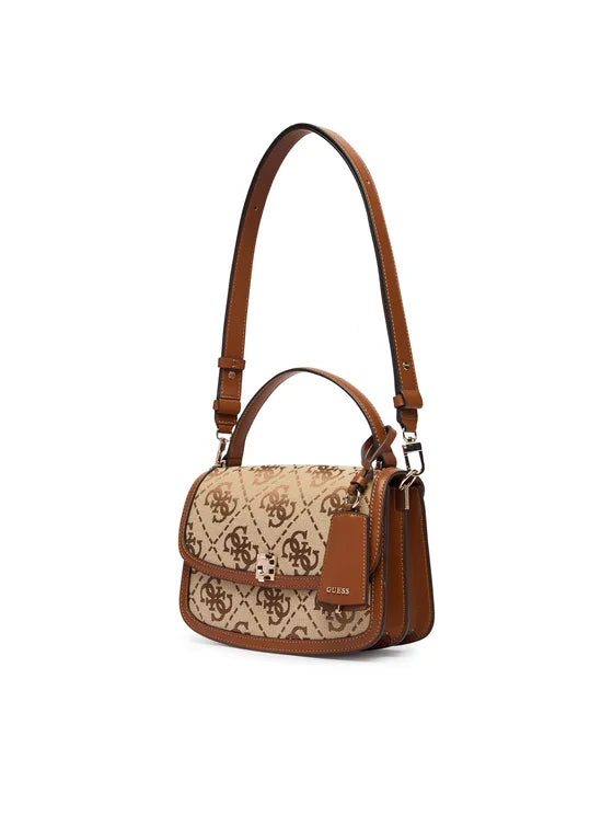 GUESS HWJG97 55210 AUDREY LOGO 663 stamp+beige LATTE