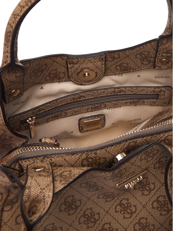 GUESS HWSG24 84220 LORELLA LOGO 663 stamp+beige LTL