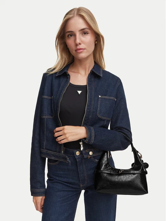 GUESS HWTG23 25770 TAYLOR 111 pelle+nero BLA