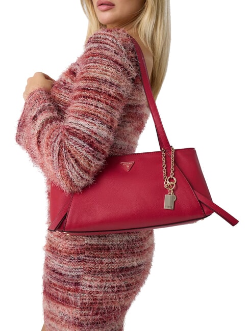 GUESS HWBG97 45090 DEVON 116 pelle+rosso DRC