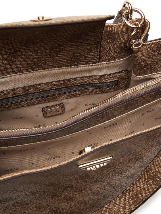 GUESS HWSG24 84230 LORELLA LOGO 663 stamp+beige LTL