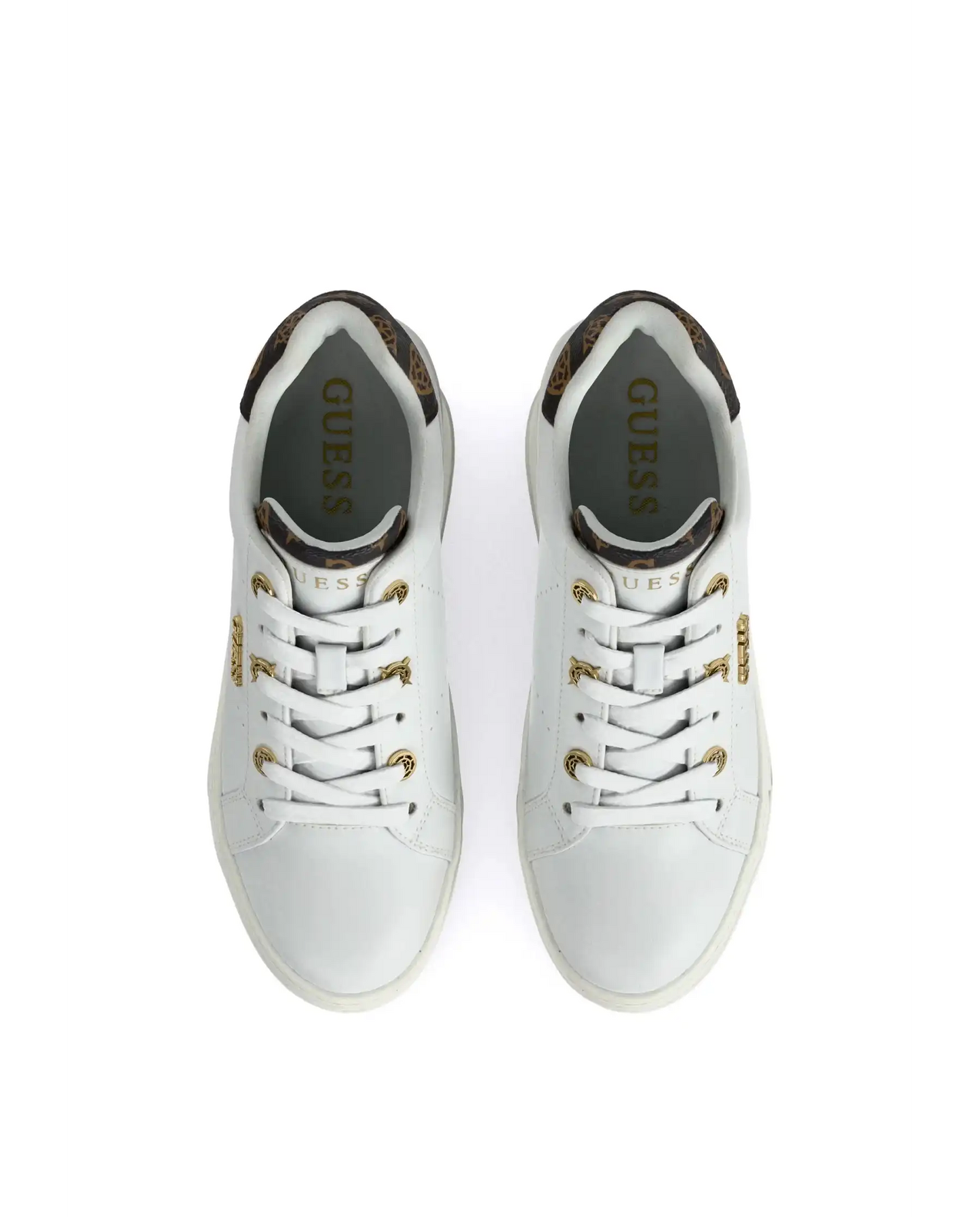 GUESS FLTRZY ELE12 ROAZY 112 pelle+bianco