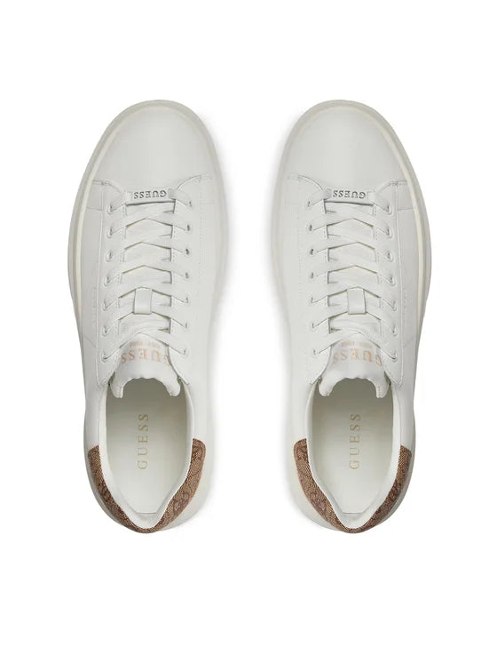 GUESS FMPVIB LEA12 ELBA 112 pelle+bianco-moro