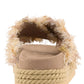 MOU 451011K CRISS-CROSS ROPE SANDAL RAFFIA 773 tela+beige