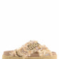 MOU 451011K CRISS-CROSS ROPE SANDAL RAFFIA 773 tela+beige