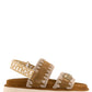 MOU 461001A BIO SANDAL SUEDE MET LOGO 334 scam+cuoio COG