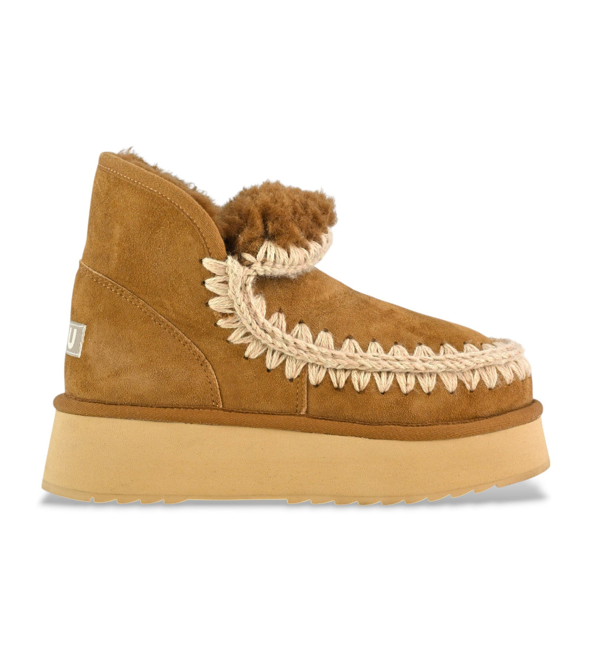 MOU FW681000A MINI ESKIMO PLATFORM BOOT 334 scam+cuoio COG