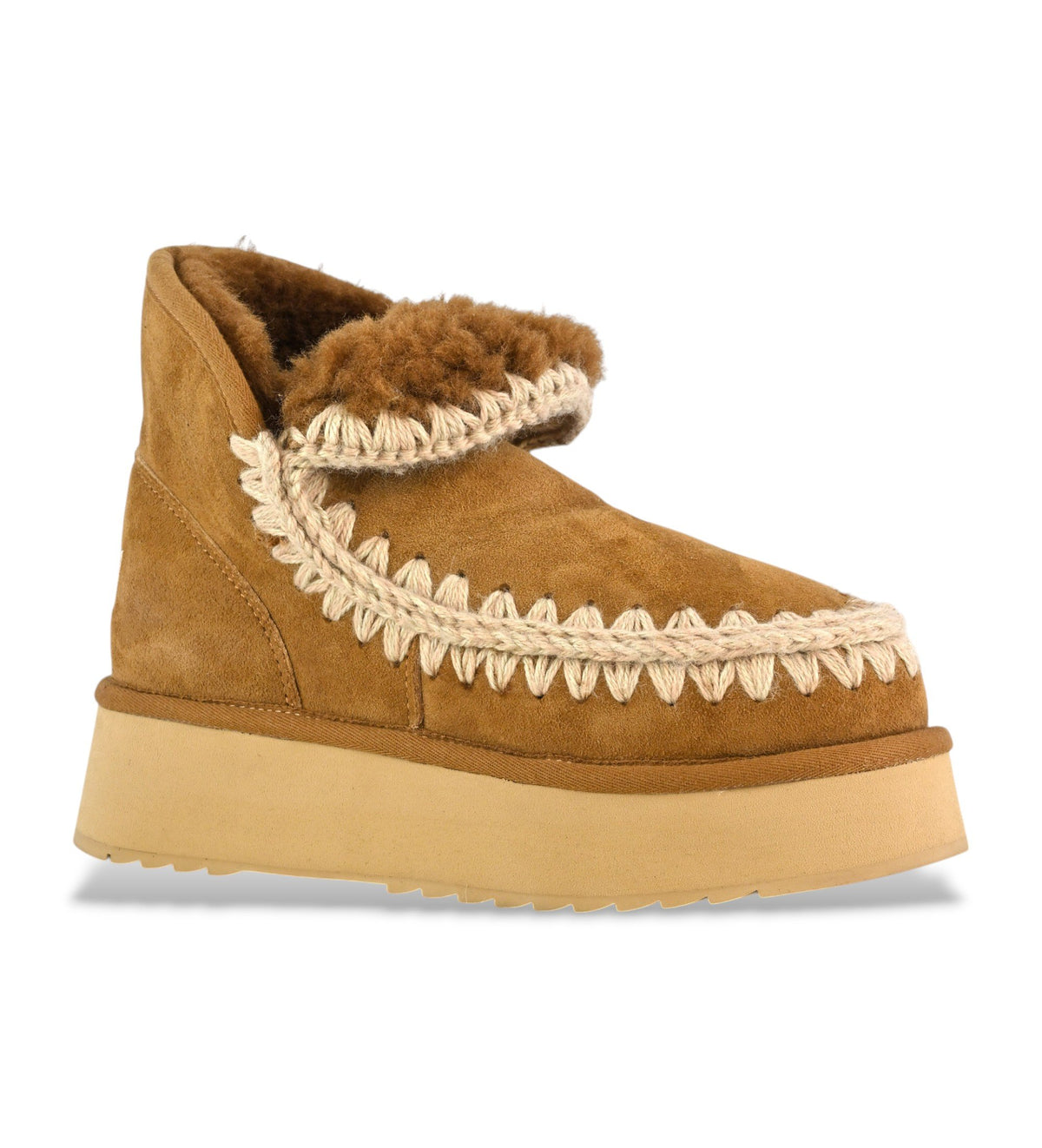 MOU FW681000A MINI ESKIMO PLATFORM BOOT 334 scam+cuoio COG