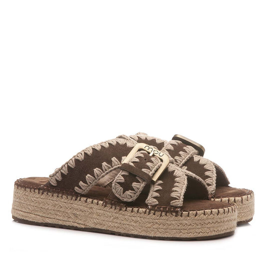 MOU 641003A JUTE SANDAL 334 scam+moro DPB