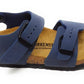 BIRKENSTOCK NEW YORK KIDS 225 nabuk+blu 087773