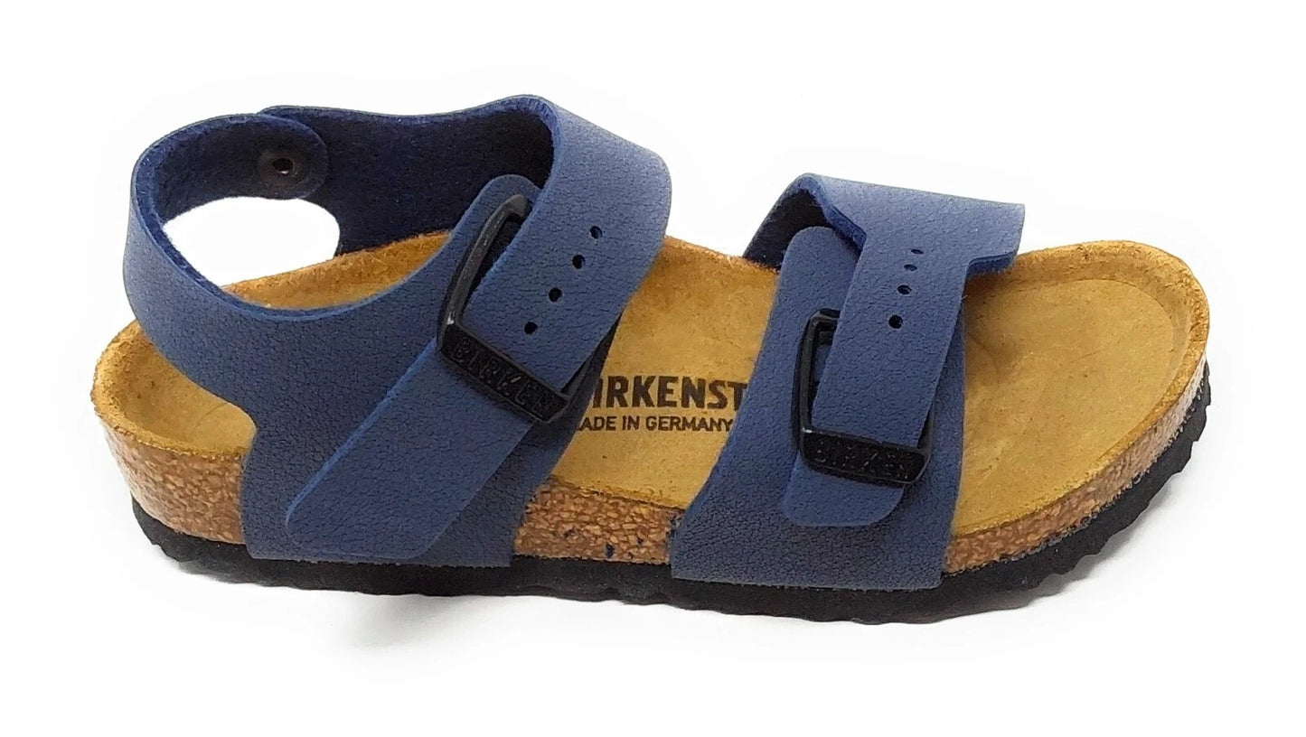 BIRKENSTOCK NEW YORK KIDS 225 nabuk+blu 087773