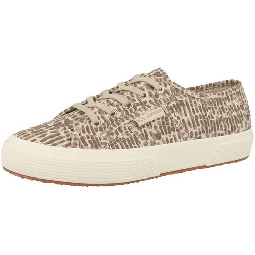 SUPERGA S8144NW 2750-JAGUAR PRINT 663 stamp+beige AD6
